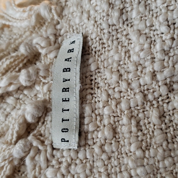 Pottery Barn Bedding Pottery Barn Textured Fringe Throw Poshmark